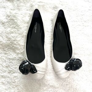 Karen Millen Flats White Black Size 8